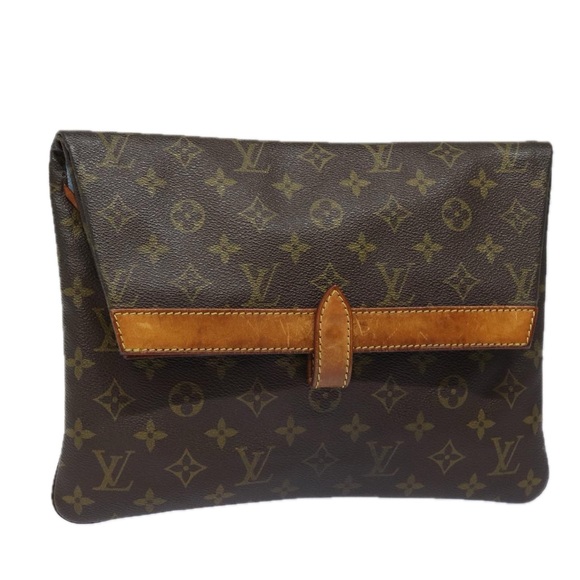 Louis Vuitton Monogram Brown Clutch - Picture 1 of 16